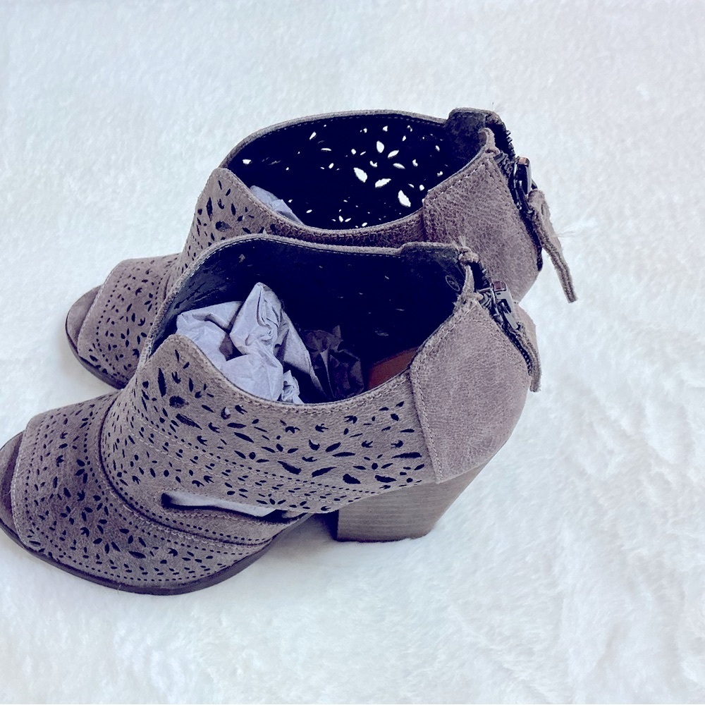 Not Rated Brown Ankle Boots with Elegant Detailing - Picture 7 of 8